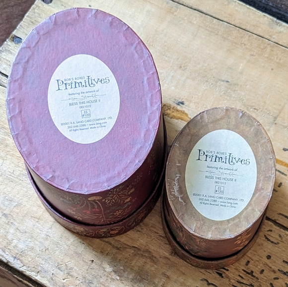 Bob's Boxes Primitive Bless This House Nesting Box Bundle - Picture 6 of 9